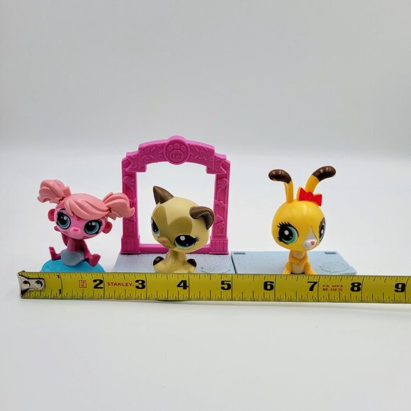 Happy Meal Littlest Pet Shop Buttercream Sunday Scout Kerry And Minka Mark Happy - Picture 10 of 10